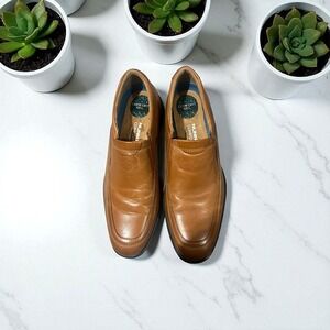 Nunn Bush Mens Leather Slip On Loafers Comfort Gel Dress Shoes Size 9M